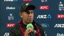 Last words of Ross Taylor -- in his last international match today in Hamilton against Netherlands(480P)