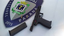 Mais uma arma de fogo é apreendida pela Guarda Municipal de Cascavel