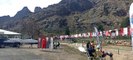 Barhal Çayı'nda son kez düzenlenen kano yarışları nefes kesti