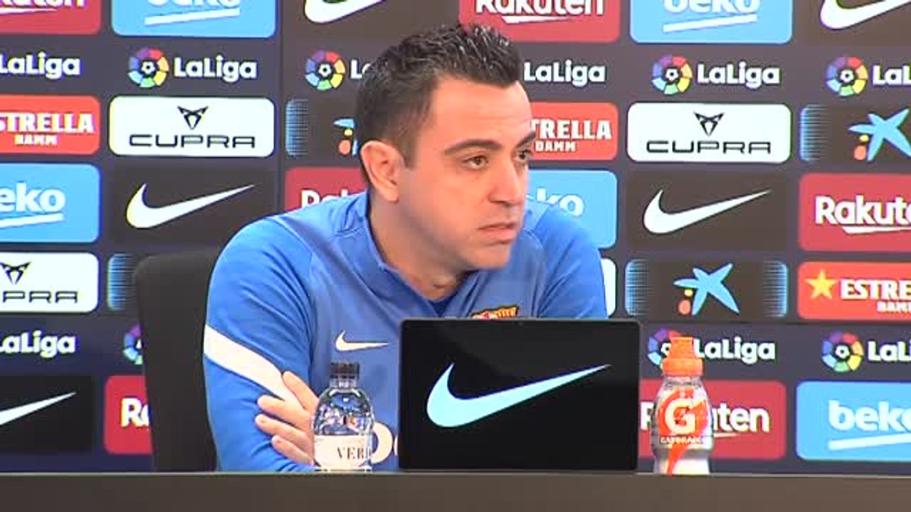 Xavi Hernández: "No hicimos un buen partido en Frankfurt"