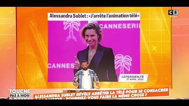 Je ne trahis aucun secret mais… : Cyril Hanouna fait des révélations sur Alessandra Sublet après