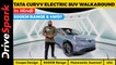 Tata Curvv Electric SUV Walkaround In Hindi | Coupe Design, 500KM Range, Panoramic Sunroof, 4WD