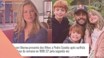 Luana Piovani libera presente dos filhos a Pedro Scooby após vitória do surfista na prova do Anjo do 'BBB 22'