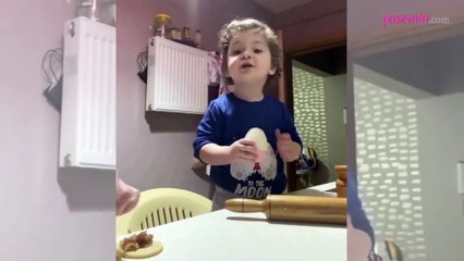 Yaptığı yaramazlığı tatlı dille anlatan bebek rekor kırdı!