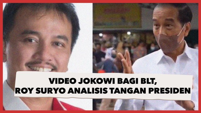 Video Jokowi Bagi BLT, Roy Suryo Analisis Tangan Presiden Acungkan 3 Jari: Semoga...