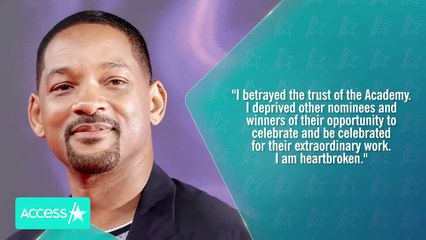 Will Smith Reacts To 10-Year Oscars Ban