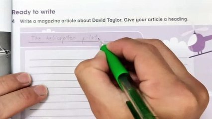 Year 6 Academy Stars Workbook Answer Page 45Unit 4 Cool jobsLesson 6 Writing