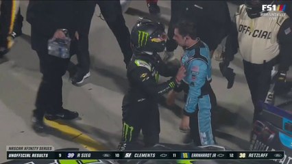 Nascar Xfinity Series 2022 Martinsville Race Finish Mayer Ty Gibbs Fight