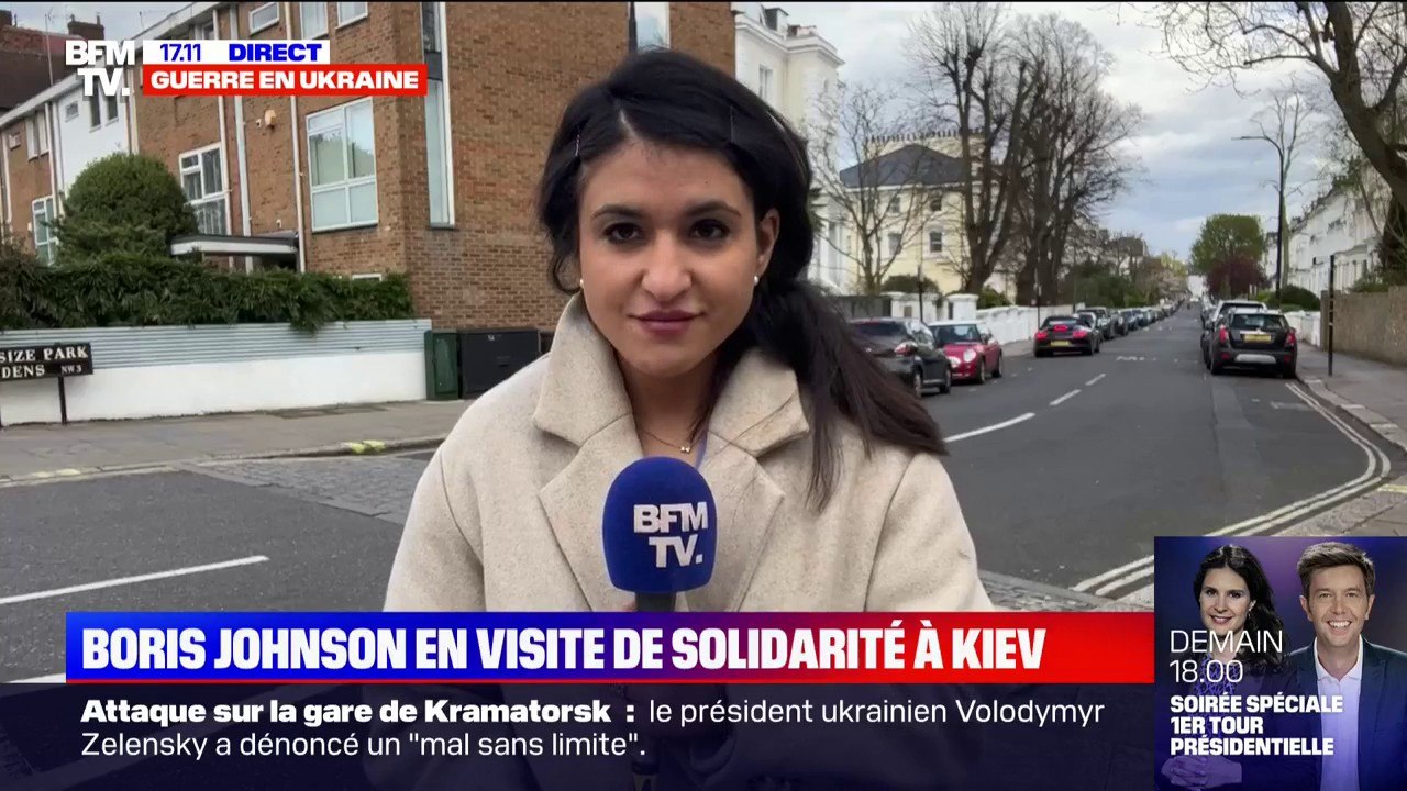 Ukraine: Boris Johnson en visite de solidarité auprès de Volodymyr Zelensky à Kiev