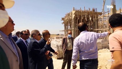 الفريق أسامة ربيع يتابع بدء استزراع أسماك الدنيس والبلطي