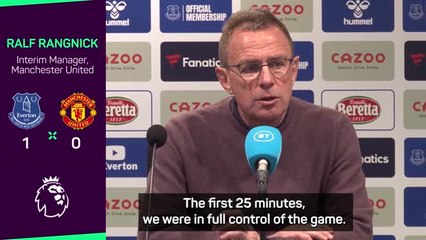 We lacked composure to fight back against Everton - Rangnick