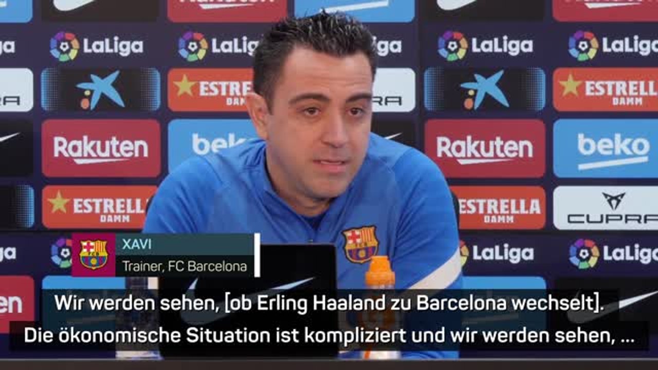 Haaland-Verpflichtung? Xavi: “Warten wir es ab”