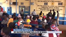 DELIVRANCE PASSEPORT DES MACHINES EN PANNES SUR LE SITE DE NONGO