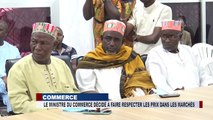 LE MINISTRE DU COMMERCE DECIDE A FAIRE RESPECTER LES PRIX DANS LES MARCHES ESPACE TV GUINEE