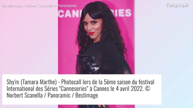 Shy'm dans un look en dentelle et transparent : elle dévoile ses sous-vêtements