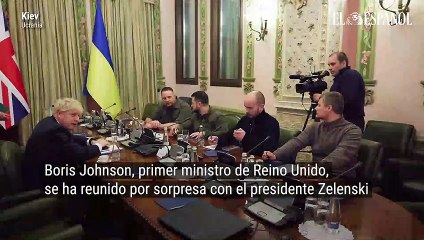 Zelenski recibe en Kiev el apoyo de líderes europeos