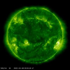 Solar Flare Swarm April 9th 2022 Sun Watch