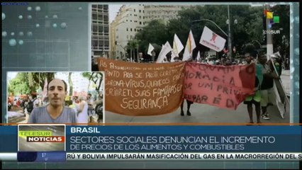 Manifestantes piden “Bolsonaro Nunca Más”