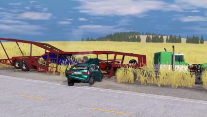 Cars vs Giant Bumps ▶️ BeamNG Drive