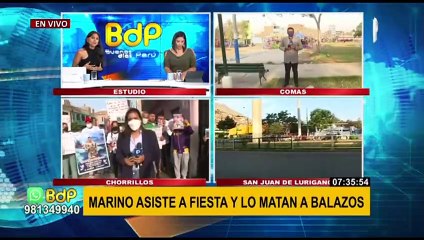 Chorrillos: Familia exige justicia por marino que murió por balazo