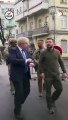 ‏جونسون يتجول في شوارع ‎كييف برفقة الرئيس الأوكراني
