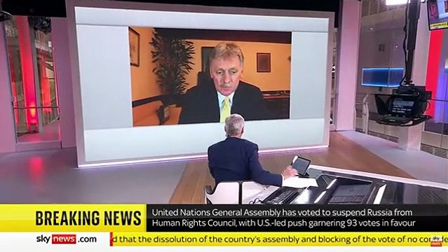 Mark Austin interviews Vladimir Putin_s press secretary Dmitry Peskov April 7_ 2022.