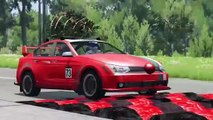 Cars vs Massive Speed Bumps  BeamNG Drive