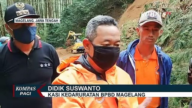 Diguyur Hujan Deras, Tebing di Magelang Longsor Hingga Pohon Tumbang Timpa Warung dan Mobil