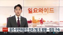 음주·무면허운전 전과 7범 또 범행…법정 구속