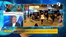 Protestas del 5 abril: Familiares denuncian que aún no liberan a joven que fue a marchar