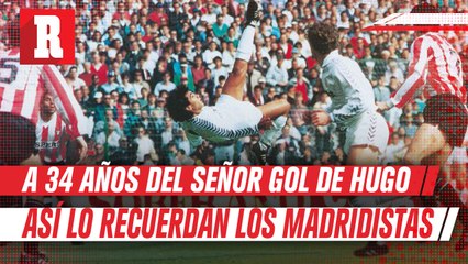 Así recuerdan los madridistas  el señor Gol de Hugo Sánchez en 1988 al Logroñés