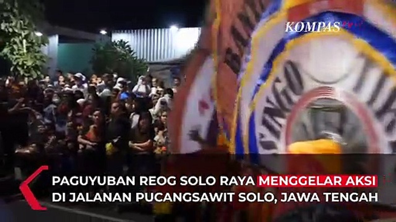 Protes Klaim Malaysia, Warga Gelar Aksi Pentas Seni Reog di Jalanan