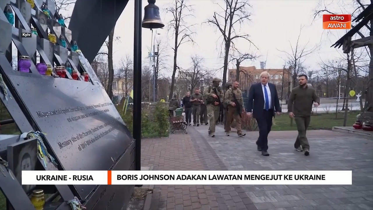 Ukraine-Rusia | Boris Johnson adakan lawatan mengejut ke Ukraine