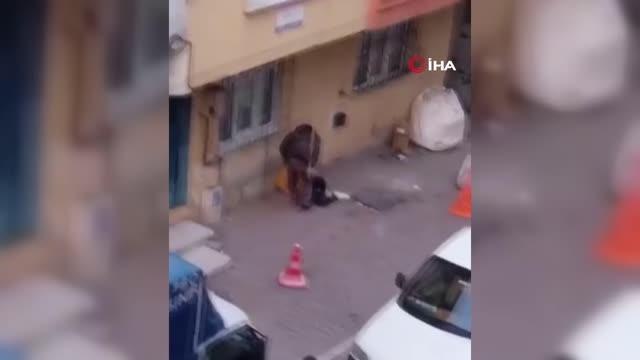 Uyuşturucu madde kullanıp sokakta yattı, sopayı yese de yerini bırakmadı- Esenyurt'ta uyuşturucu kullandığı iddia edilen şahsı, sopayla döverek...