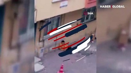 Uyuşturucu kullandığı iddia edilen şahıs döve döve yerinden kaldırıldı