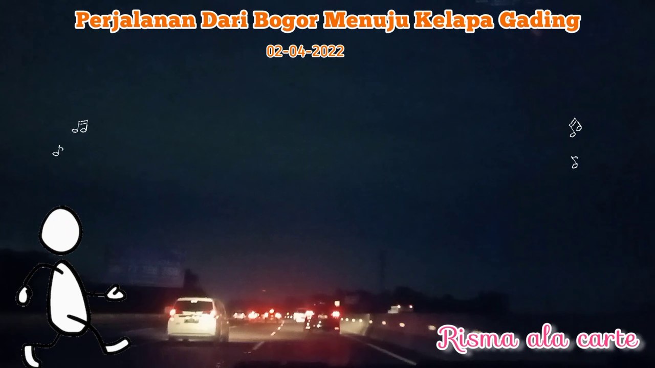 Perjalanan dari Bogor Menuju Kelapa Gading, ( 02-04-2022 )