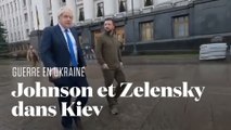 Ukraine : Boris Johnson rencontre Volodymyr Zelensky à Kiev
