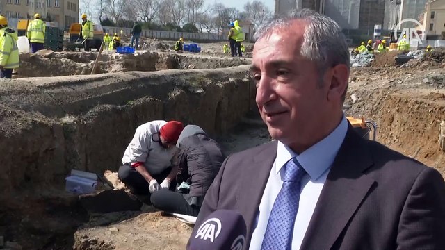 Haydarpaşa kazılarında Helenistik döneme ait kiremit mezar bulundu