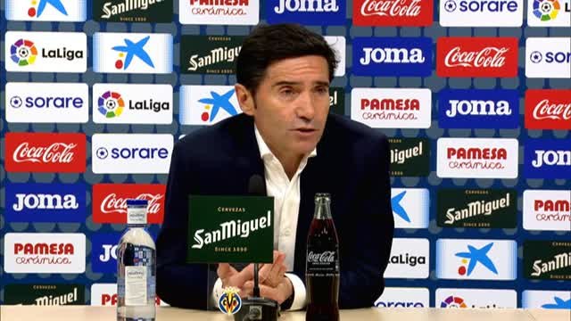 Marcelino: El equipo dio un nivel muy bueno, luego está el acierto