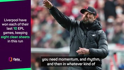 Klopp expected remarkable Liverpool run