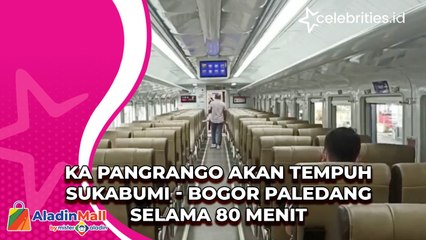 KA Pangrango akan Tempuh Sukabumi - Bogor Paledang Selama 80 Menit