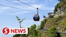 Sky tram rescue drill held in China's famed scenic area