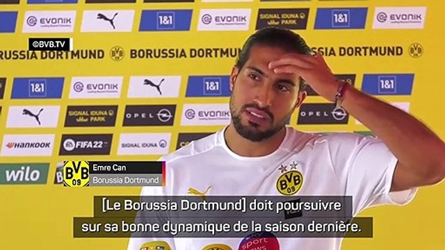 Emre Can : Il faut poursuivre sur la bonne dynamique de la saison dernière