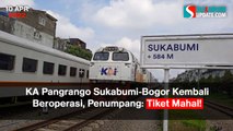 KA Pangrango Sukabumi-Bogor Kembali Beroperasi, Penumpang: Tiket Mahal!