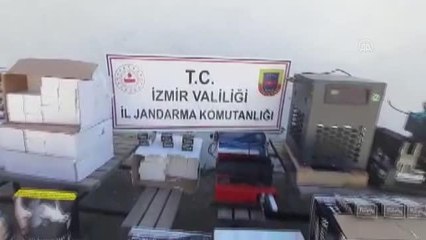 Kaçak sigara operasyonunda 2 kişi yakalandı
