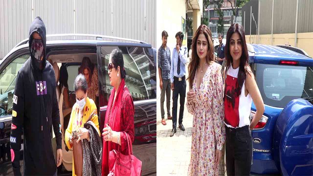 Shilpa Shetty, Shamita मां और Raj Kundra संग पहुंची फिल्म देखने ; Video viral | FilmiBeat