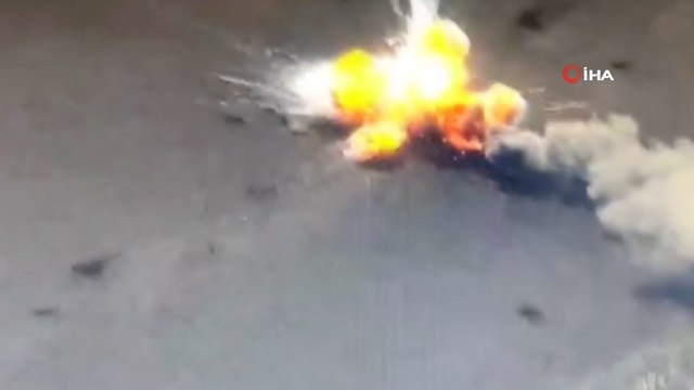 Ukrayna, Rusya’ya ait askeri araçların imha görüntülerini yayınladı