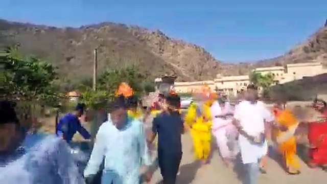 गलता तीर्थ में श्रीरामलला ने किया वन भ्रमण... देखिए Video