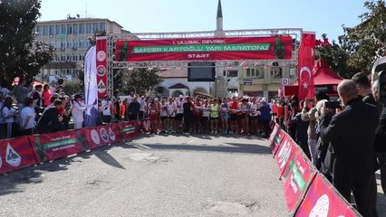 ZONGULDAK 95 YAŞINDA ADINA DÜZENLENEN MARATONA KATILDI