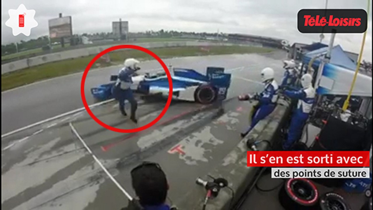 Ce mécanicien se fait renverser par son pilote et s'en sort par miracle... le Zapping Web